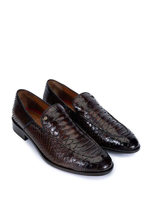 Tamer Tanca Erkek Hakiki Deri Taba Loafer Ayakkabı - Görsel 3