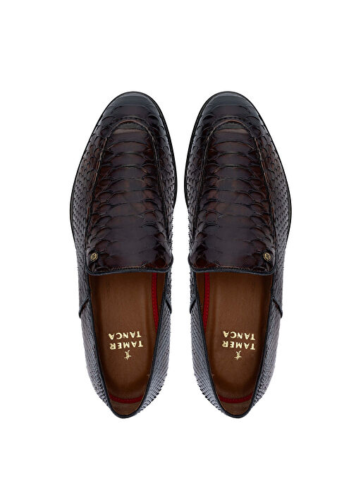 Tamer Tanca Erkek Hakiki Deri Taba Loafer Ayakkabı - Görsel 6