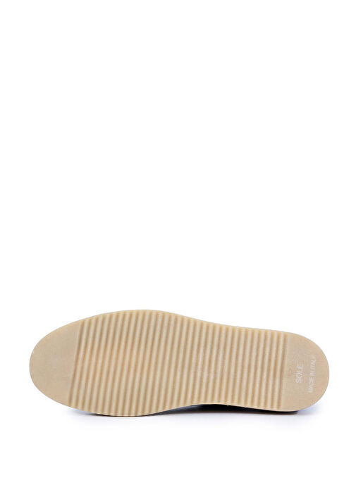 Tamer Tanca Erkek Hakiki Deri Lacivert Süet Casual Ayakkabı - Görsel 5