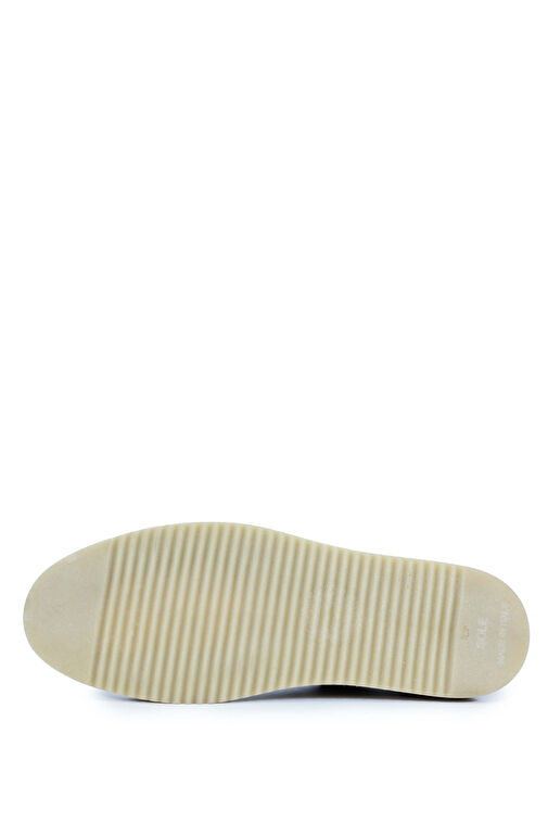 Tamer Tanca Erkek Hakiki Deri Bej Casual Ayakkabı - Görsel 5