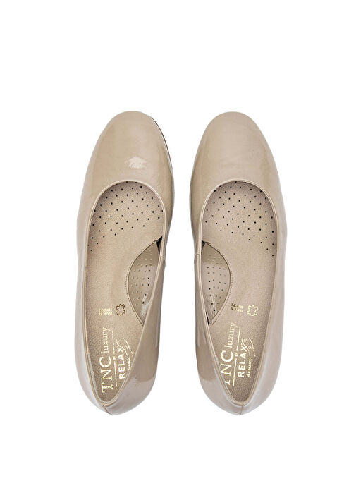 Relax Anatomic Kadın Hakiki Deri Bej Rugan Comfort Ayakkabı - Görsel 7