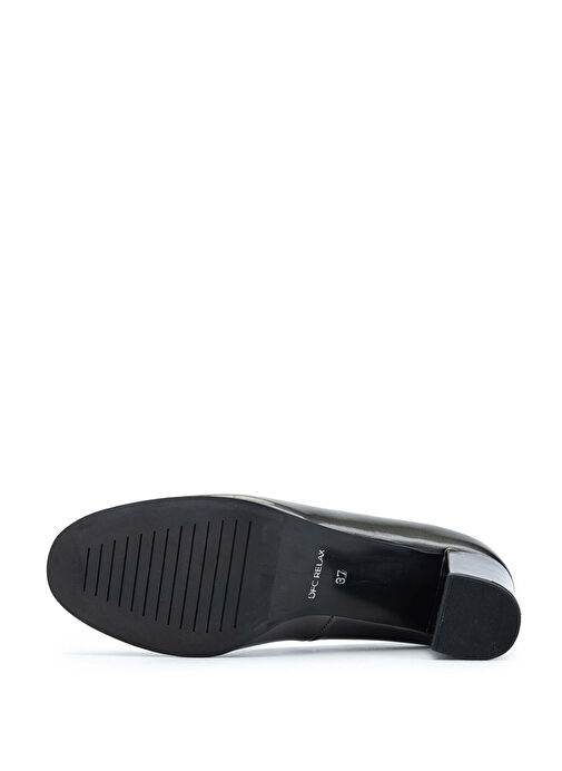 Relax Anatomic Kadın Hakiki Deri Gri Rugan Comfort Ayakkabı - Görsel 4