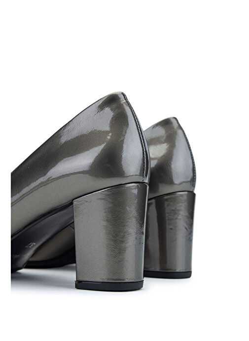 Relax Anatomic Kadın Hakiki Deri Gri Rugan Comfort Ayakkabı - Görsel 6