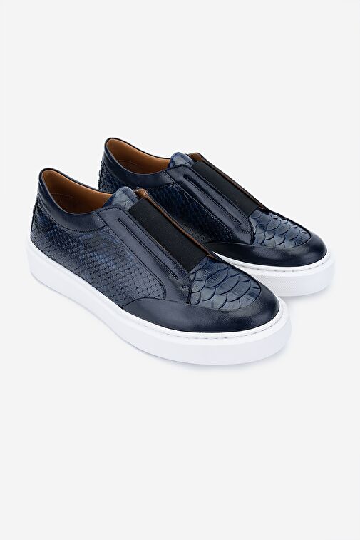 Valmenti Siyah Erkek Deri Sneaker 537 3446 ERK AYK Y24 - Görsel 3