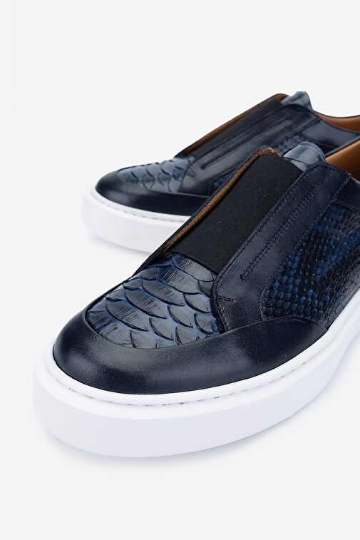 Valmenti Siyah Erkek Deri Sneaker 537 3446 ERK AYK Y24 - Görsel 4