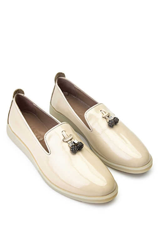 Tamer Tanca Siyah Kadın Rugan Günlük Ayakkabı 672 2255 BN AYK Y24 - Görsel 3