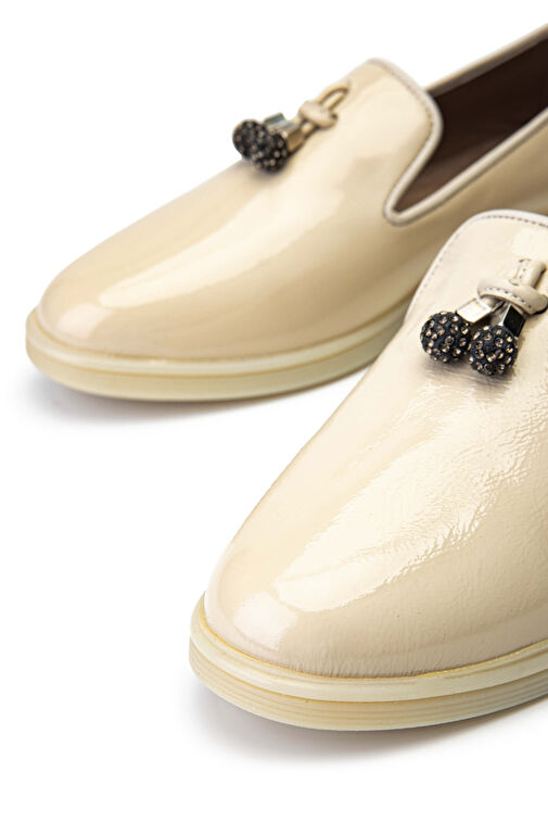 Tamer Tanca Siyah Kadın Rugan Günlük Ayakkabı 672 2255 BN AYK Y24 - Görsel 5