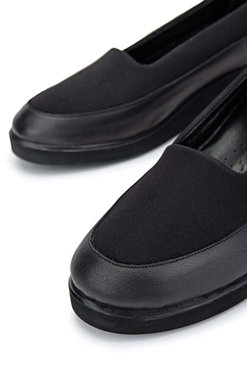 Tamer Tanca Siyah Kadın Deri Günlük Ayakkabı 824 171 BN AYK Y24 - Görsel 5