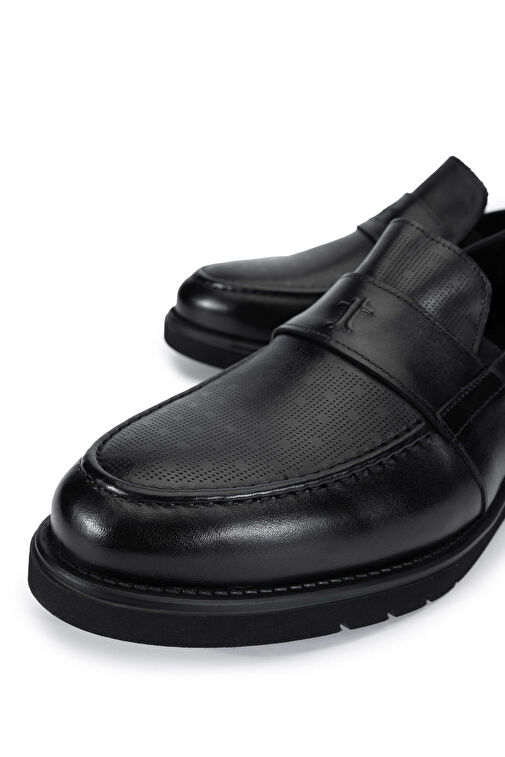 Tamer Tanca Lacivert Erkek Deri Loafer 698 1146-1 ERK AYK Y24 - Görsel 4