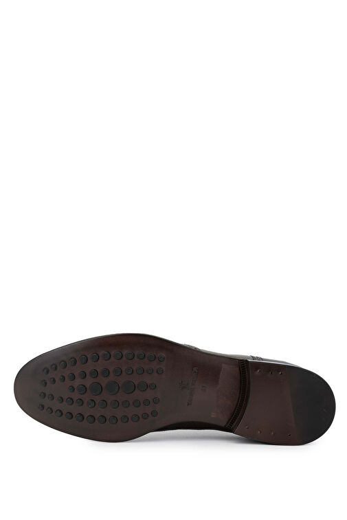 Tamer Tanca Erkek Hakiki Deri Kahverengi Klasik Ayakkabı - Görsel 5