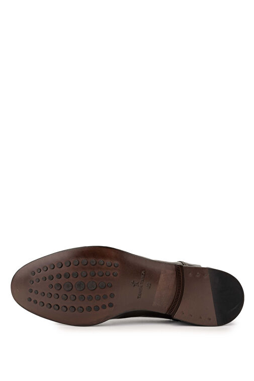 Tamer Tanca Erkek Hakiki Deri Kahverengi Klasik Ayakkabı - Görsel 5