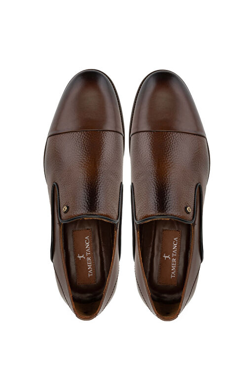 Tamer Tanca Siyah Erkek Deri Klasik Ayakkabı 383 3861BRN ERK AYK SK24-25 - Görsel 6