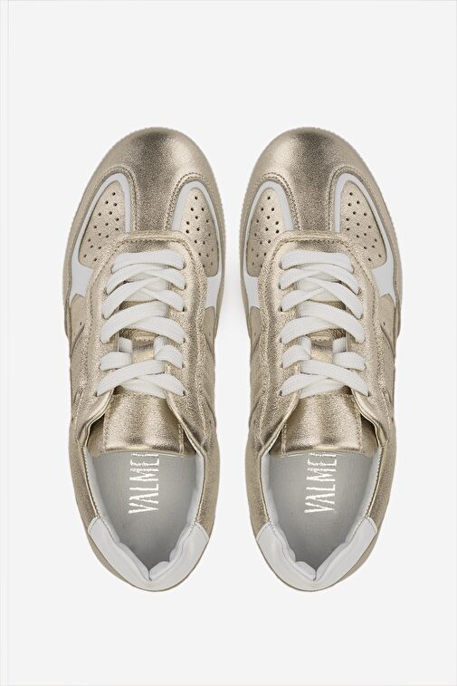 Valmenti Kadın Hakiki Deri Gold Sneakers & Spor Ayakkabı - Görsel 6