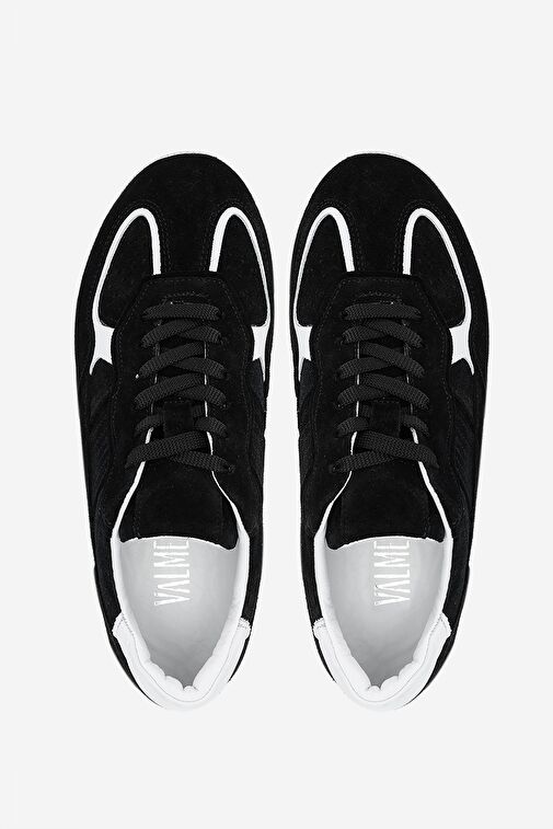 Valmenti Kadın Hakiki Deri Siyah Sneakers & Spor Ayakkabı - Görsel 6