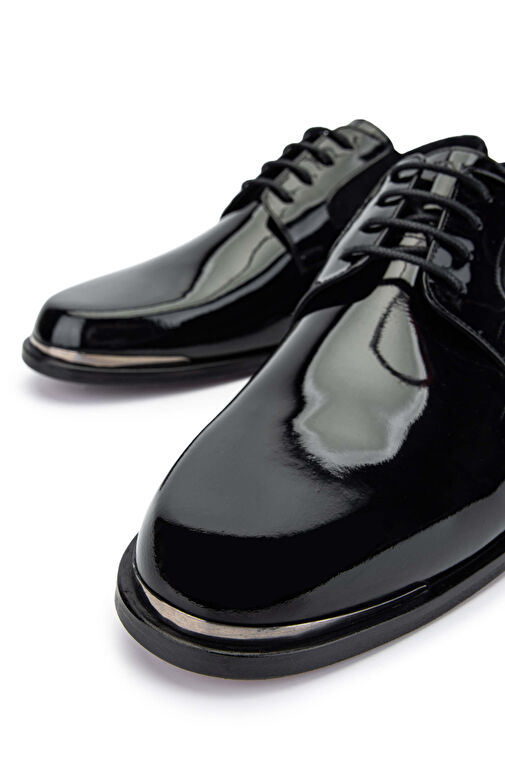 Tamer Tanca Siyah Erkek Deri Klasik Ayakkabı 183 40002 ERK AYK Y24 - Görsel 5