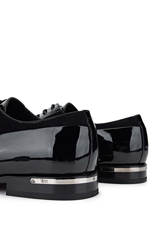 Tamer Tanca Siyah Erkek Deri Klasik Ayakkabı 183 40002 ERK AYK Y24 - Görsel 6