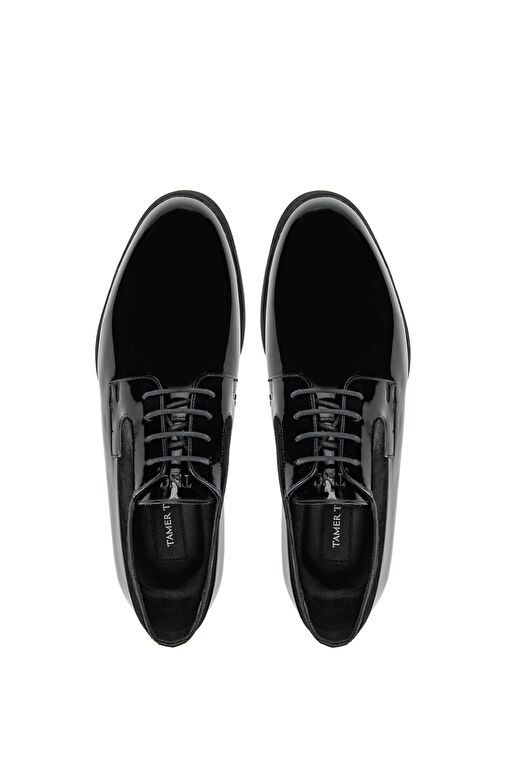 Tamer Tanca Siyah Erkek Deri Klasik Ayakkabı 183 40002 ERK AYK Y24 - Görsel 7