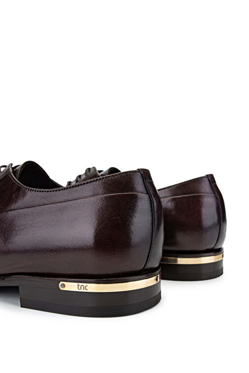 Tamer Tanca Erkek Hakiki Deri Kahverengi Deri Klasik Ayakkabı - Görsel 6