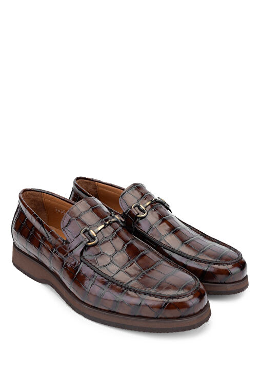 Tamer Tanca Siyah Erkek Deri Loafer 183 30351 ERK AYK Y24 - Görsel 3