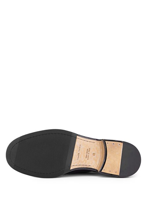 Alexander Hotto Erkek Hakiki Deri Koyu Kahverengi Klasik Ayakkabı - Görsel 5