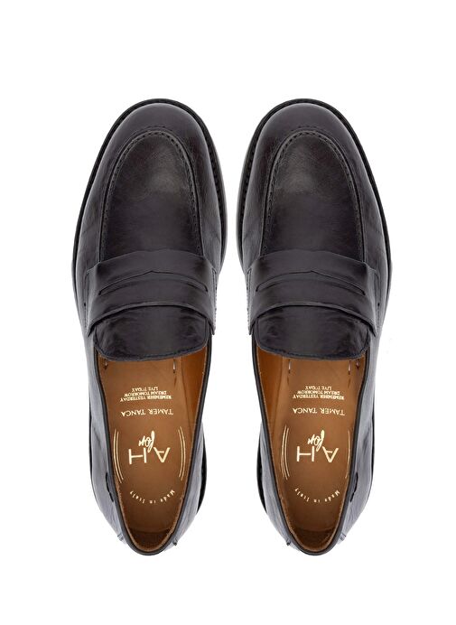 Alexander Hotto Erkek Hakiki Deri Koyu Kahverengi Klasik Ayakkabı - Görsel 6