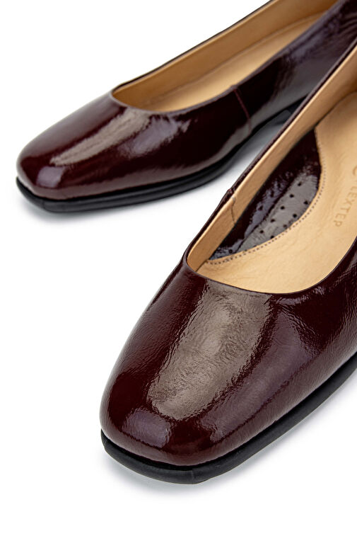 Tamer Tanca Siyah Kadın Rugan Babet 922 25142220 BN AYK SK24-25 - Görsel 5