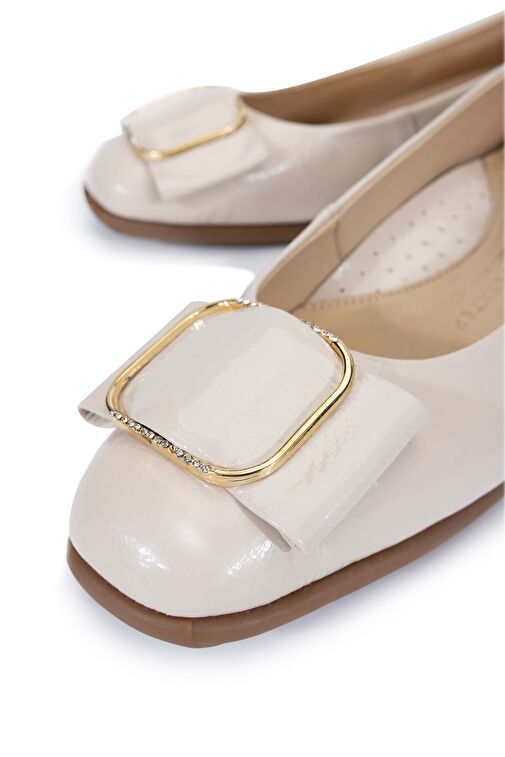 Tamer Tanca Siyah Kadın Rugan Babet 922 25142221 BN AYK SK24-25 - Görsel 4