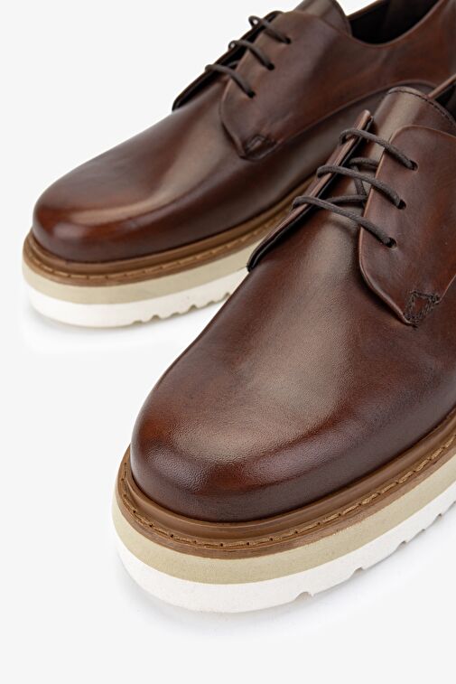 Valmenti Siyah Erkek Deri Günlük Ayakkabı 325 2226-26 ERK AYK SK23/24 - Görsel 5