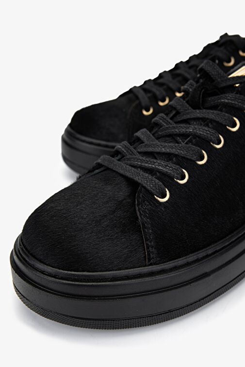 Valmenti Siyah Kadın Deri Sneaker 352 938-1 BN AYK SK24-25 - Görsel 4