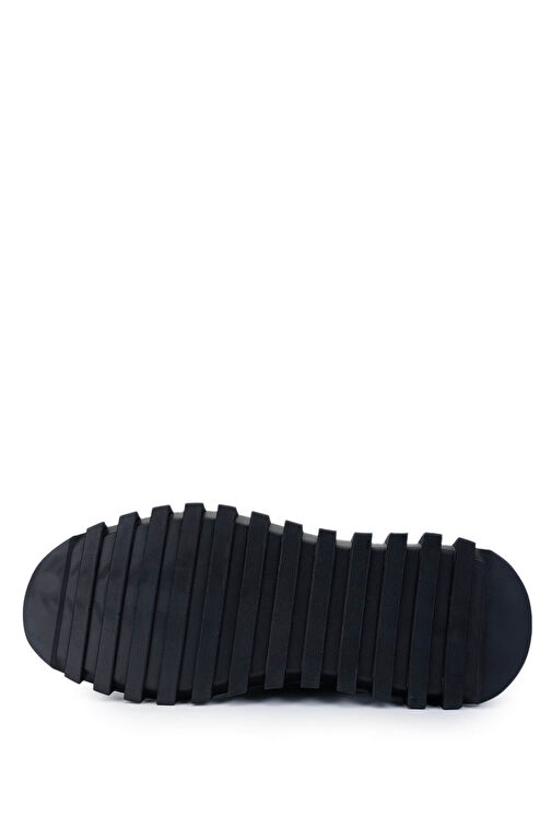 Tamer Tanca Erkek Hakiki Deri Siyah Casual Ayakkabı - Görsel 5