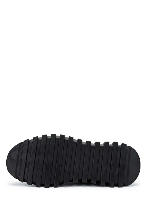 Tamer Tanca Erkek Hakiki Deri Siyah Casual Bot - Görsel 4