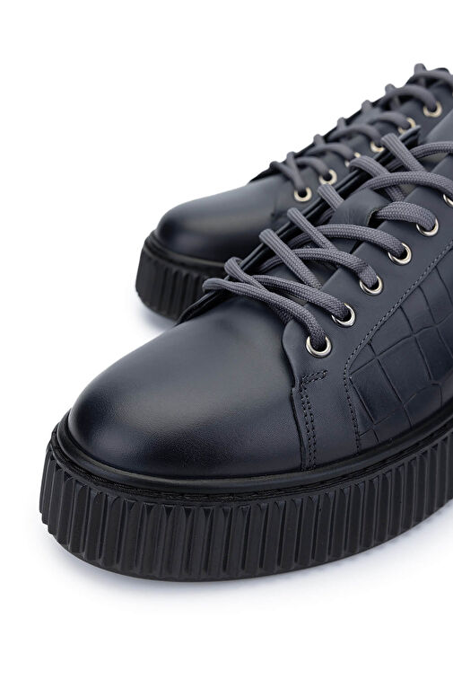 Tamer Tanca Tamer Tanca Erkek Hakiki Deri Gri Sneakers & Spor Ayakkabı Boyner'de! Gri - 4. görsel