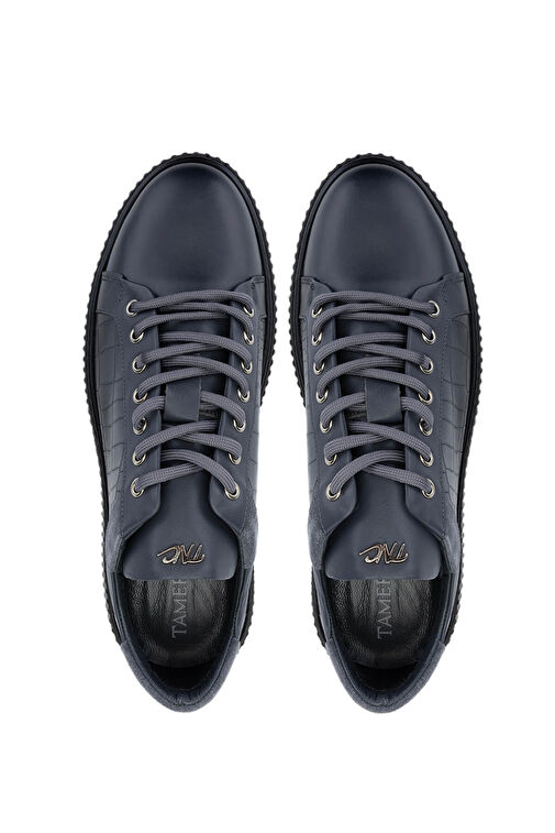 Tamer Tanca Tamer Tanca Erkek Hakiki Deri Gri Sneakers & Spor Ayakkabı Boyner'de! Gri - 6. görsel