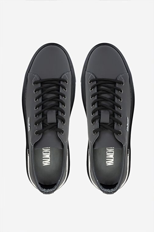 Valmenti Siyah Erkek Deri Sneaker 352 21223 ERK AYK SK24-25 - Görsel 7