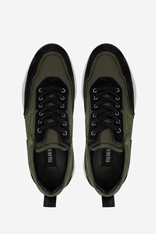 Valmenti Gri-Siyah Erkek Deri Sneaker 352 21362 ERK AYK SK24-25 - Görsel 7