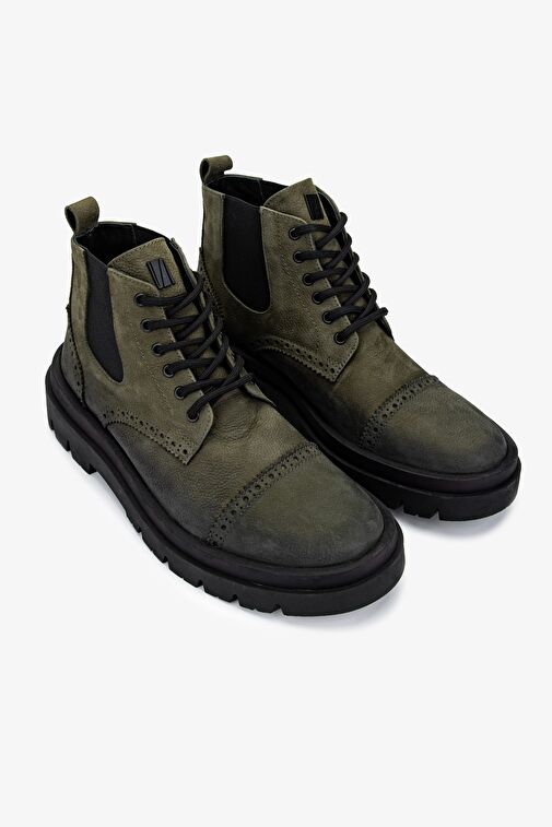 Valmenti Erkek Hakiki Deri Casual Bot - Görsel 3