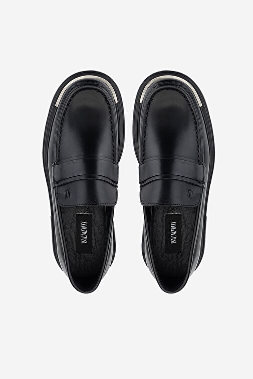 Valmenti Siyah Erkek Deri Loafer 381 20353 ERK AYK SK24-25 - Görsel 6