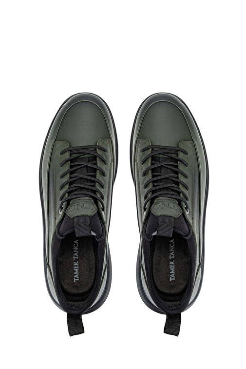 Tamer Tanca Lacivert Erkek Deri Sneaker 381 20548 ERK AYK SK24-25 - Görsel 6