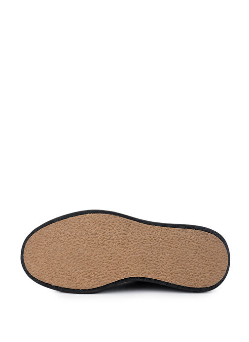 Tamer Tanca Erkek Hakiki Deri Siyah Analin Casual Bot - Görsel 5