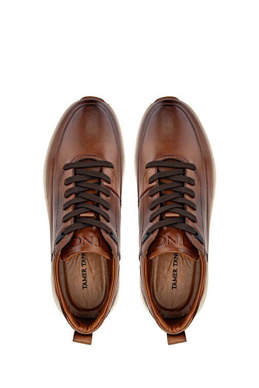 Tamer Tanca Tamer Tanca Erkek Hakiki Deri Kahverengi Sneakers Boyner'de! Kahverengi - 6. görsel