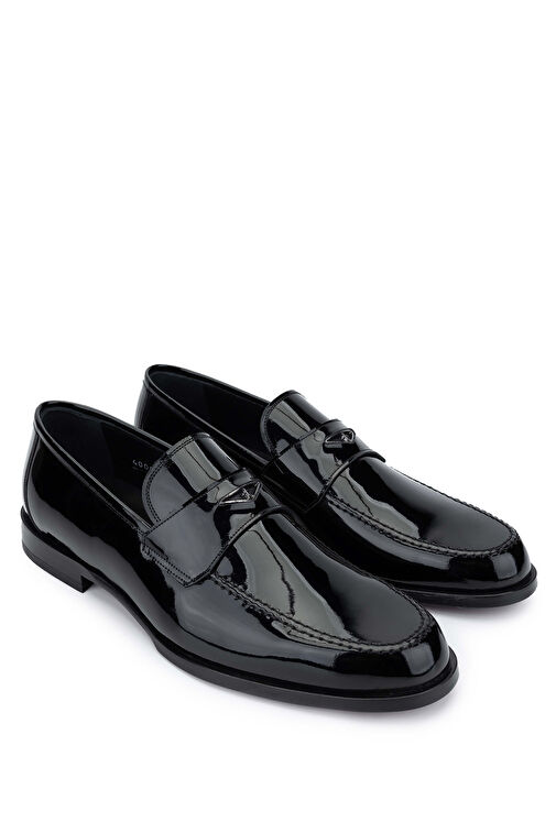 Tamer Tanca Siyah Erkek Deri Loafer 183 40001 ERK AYK SK24-25 - Görsel 3