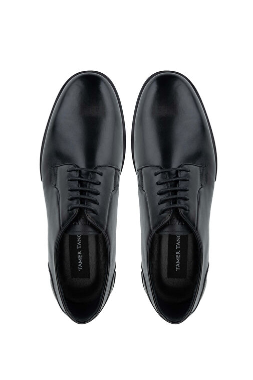 Tamer Tanca Siyah Erkek Deri Günlük Ayakkabı 183 27508 ERK AYK SK24-25 - Görsel 6