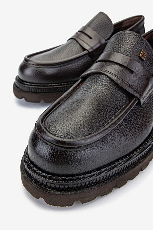 Valmenti Siyah Erkek Deri Loafer 771 504 ERK AYK SK24-25 - Görsel 4