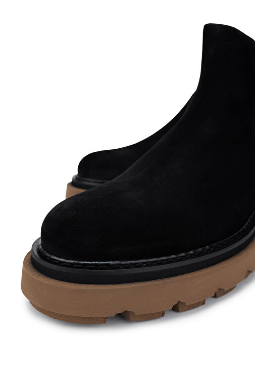 Butteri Erkek Hakiki Deri Siyah Casual Bot - Görsel 4