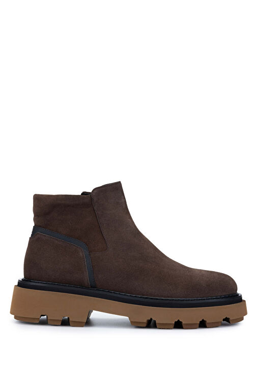 Butteri Erkek Hakiki Deri Kahverengi Casual Bot - Görsel 2