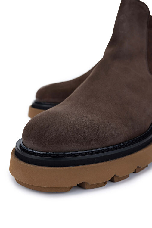 Butteri Erkek Hakiki Deri Kahverengi Casual Bot - Görsel 4