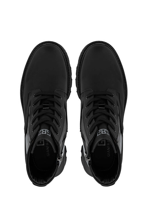 Butteri Erkek Hakiki Deri Siyah Casual Bot - Görsel 7