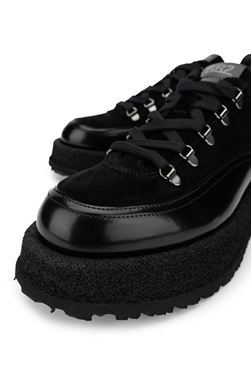 Butteri Siyah Erkek Deri Günlük Ayakkabı 480 95311 ERK AYK SK24-25 - Görsel 4