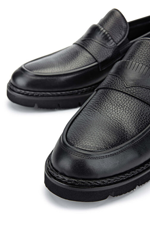 Tamer Tanca Kahverengi Erkek Deri Loafer 554 3700 ERK AYK SK24-25 - Görsel 5