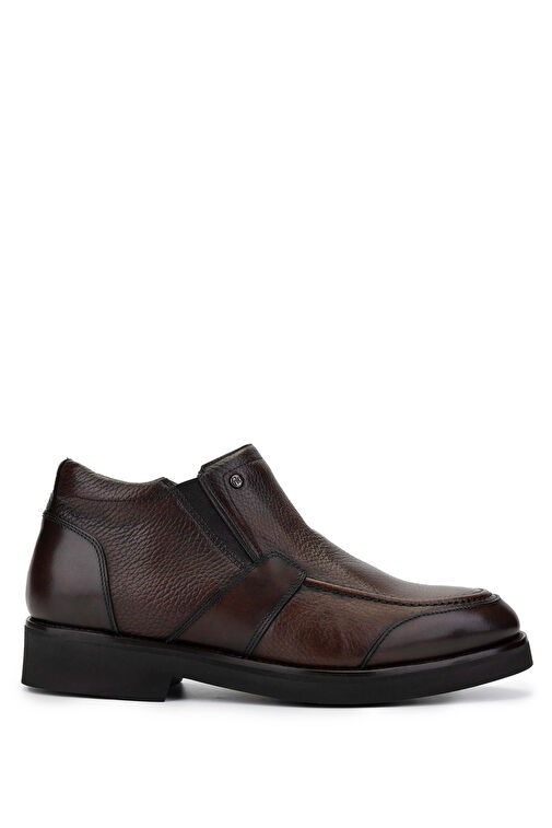 Mario Bruni Erkek Hakiki Deri Koyu Kahve Casual Bot - Görsel 2